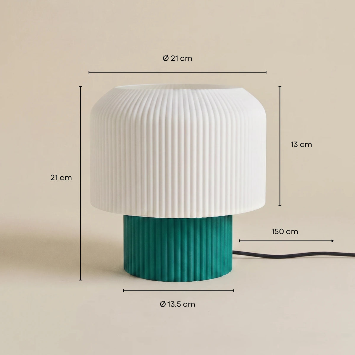 Nubo Table Lamp dimensions