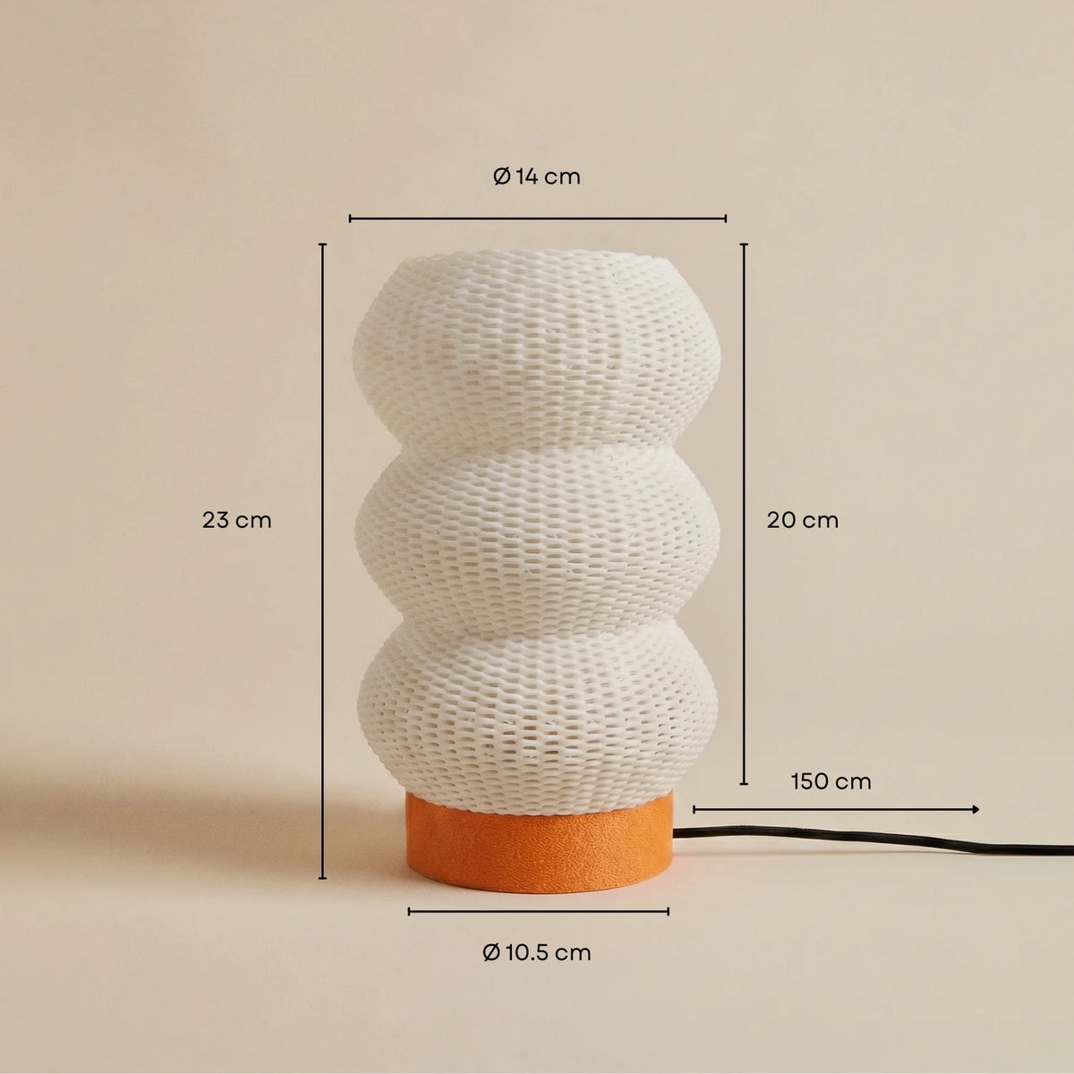Soma Table Lamp dimensions