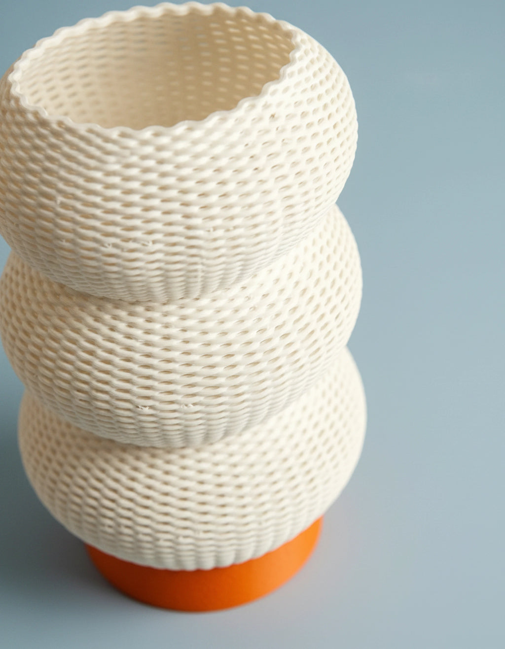 Soma lamp seen from above showing the printed shade