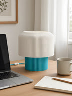 Nubo in Light Blue: at home, on a home office desk