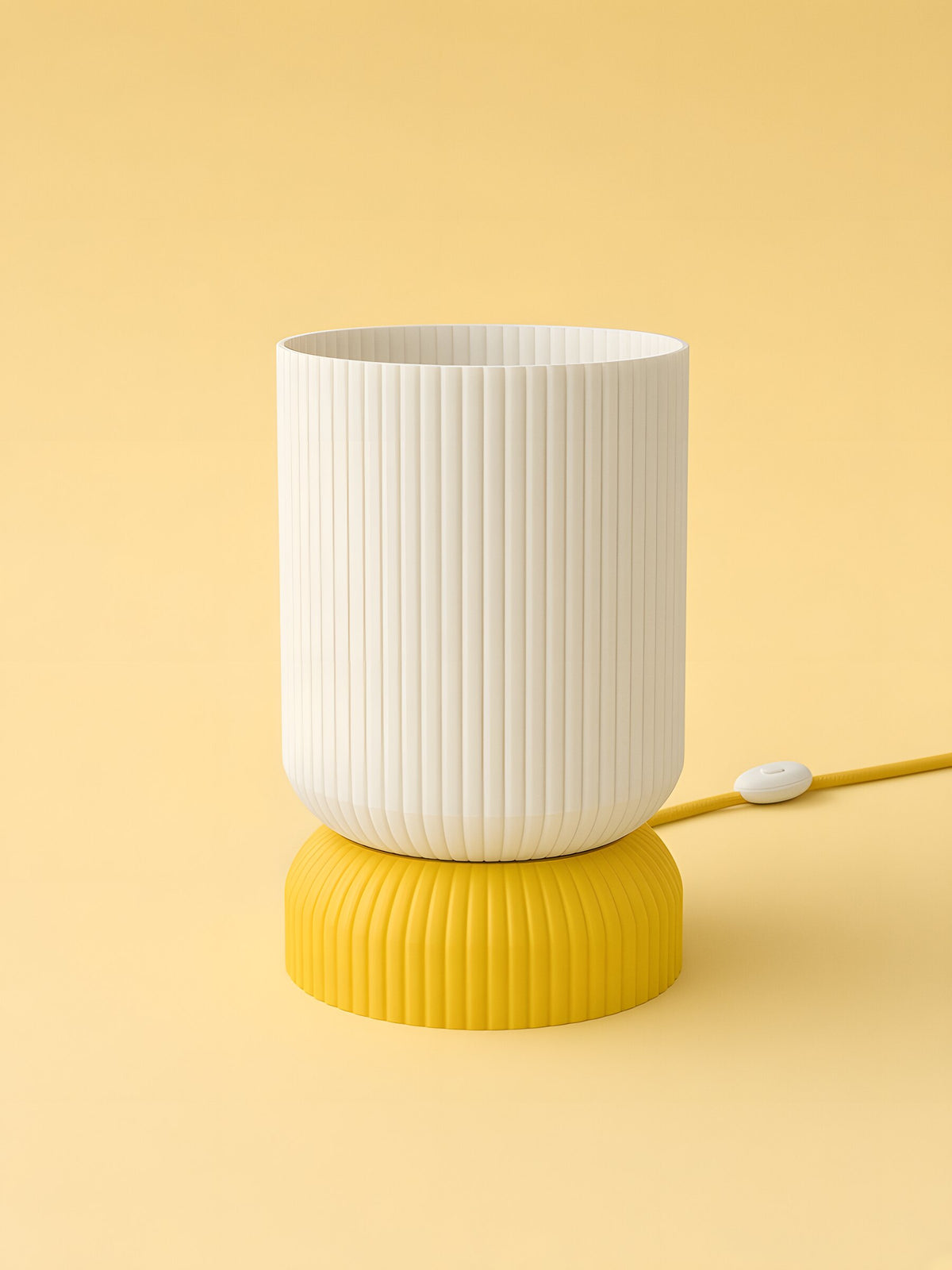 Luma in Yellow: switched off, studio photo