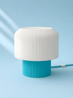 Nubo in Light Blue: switched off, studio photo